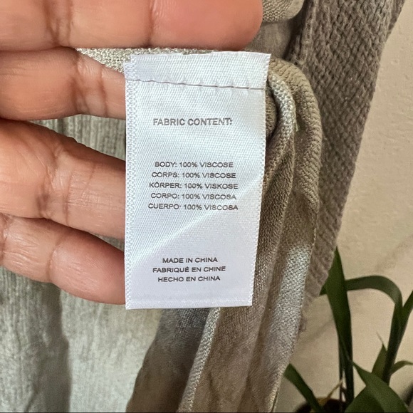 NWT Free People Lunar Grey Knit Cover Up One Size - Picture 9 of 10